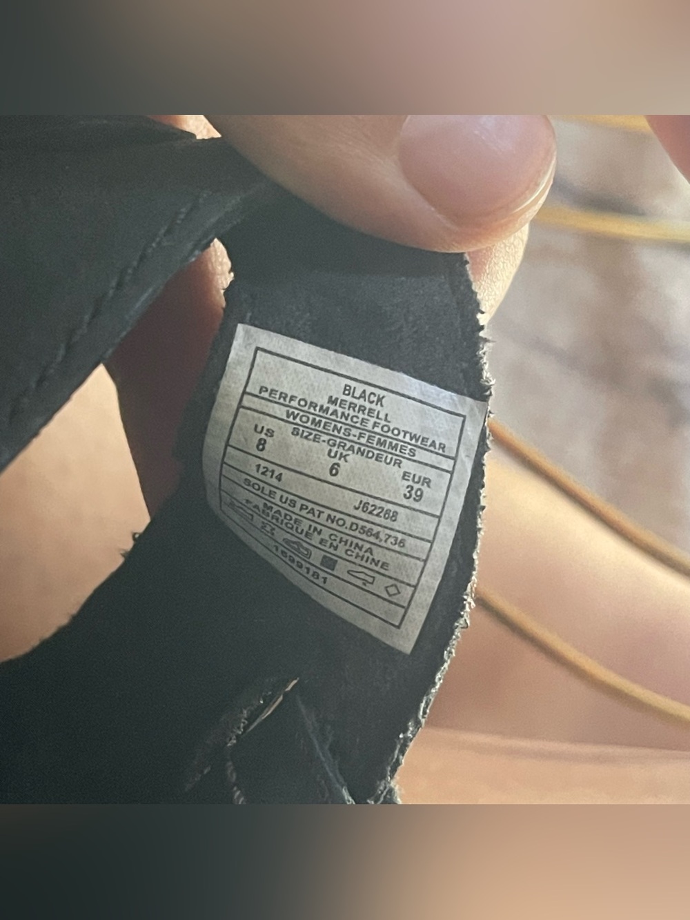 Merrell Women’s 8 Black Leather Keepsake Sandals - Picture 7 of 7